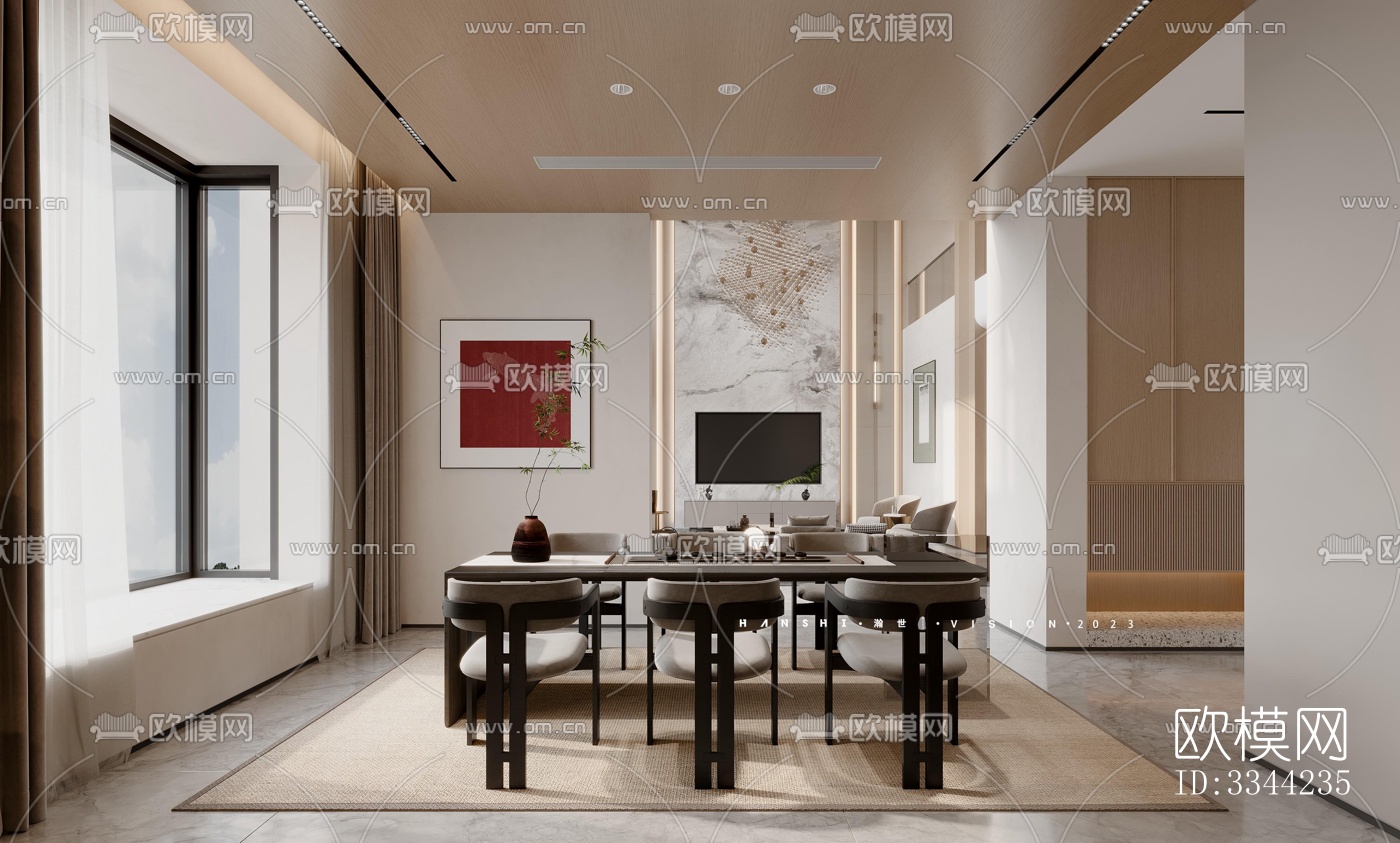 现代别墅效果图下载（渲染图4）