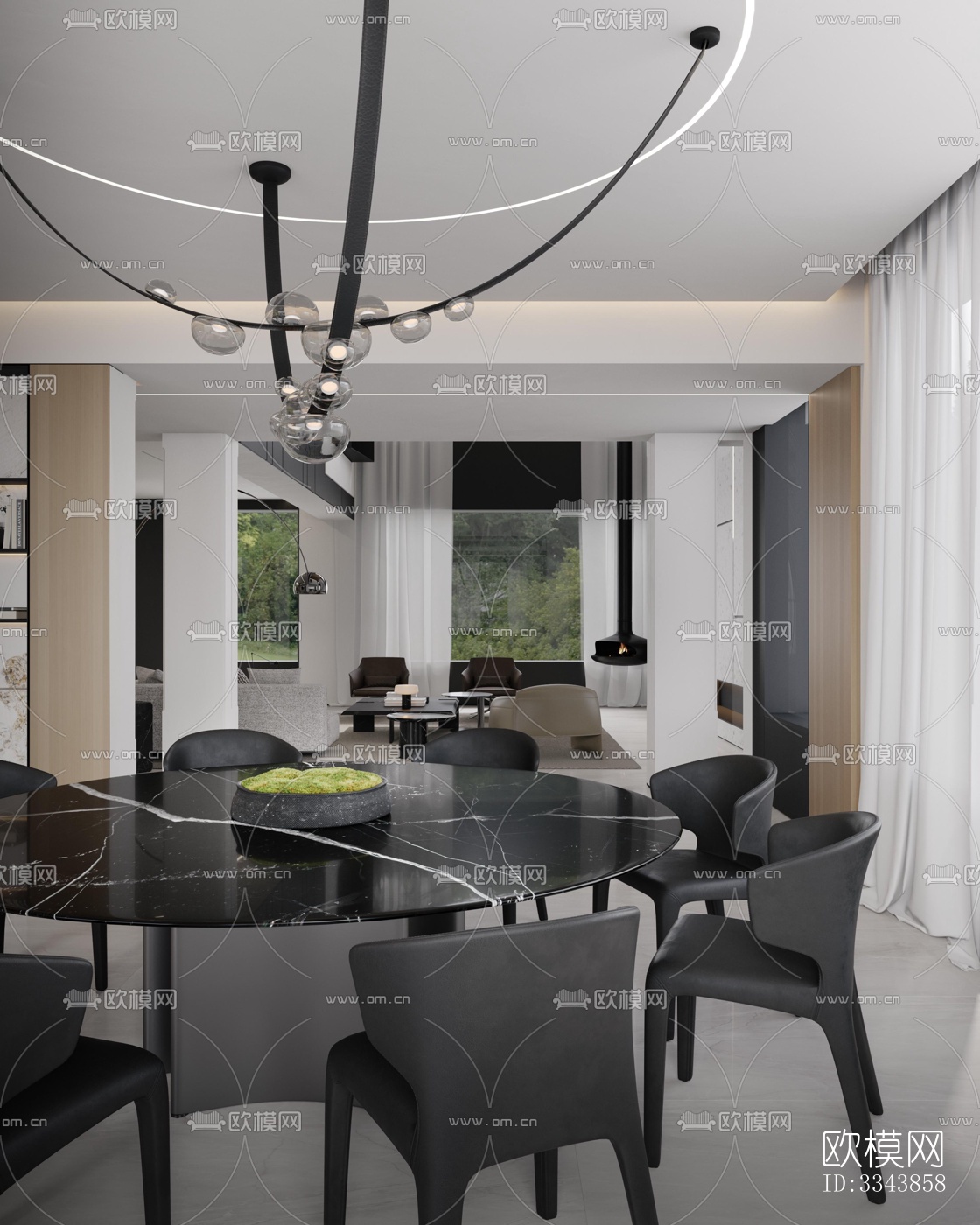 现代别墅效果图下载（渲染图1）