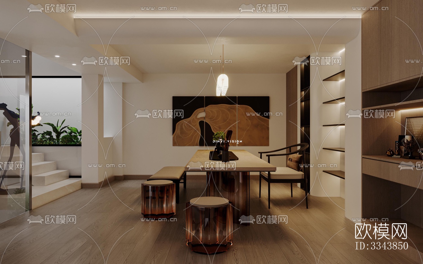 现代别墅效果图下载（渲染图11）