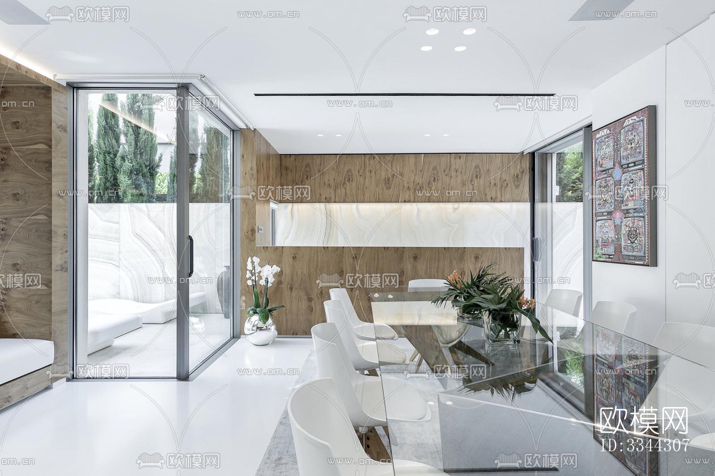 现代别墅效果图下载（渲染图4）