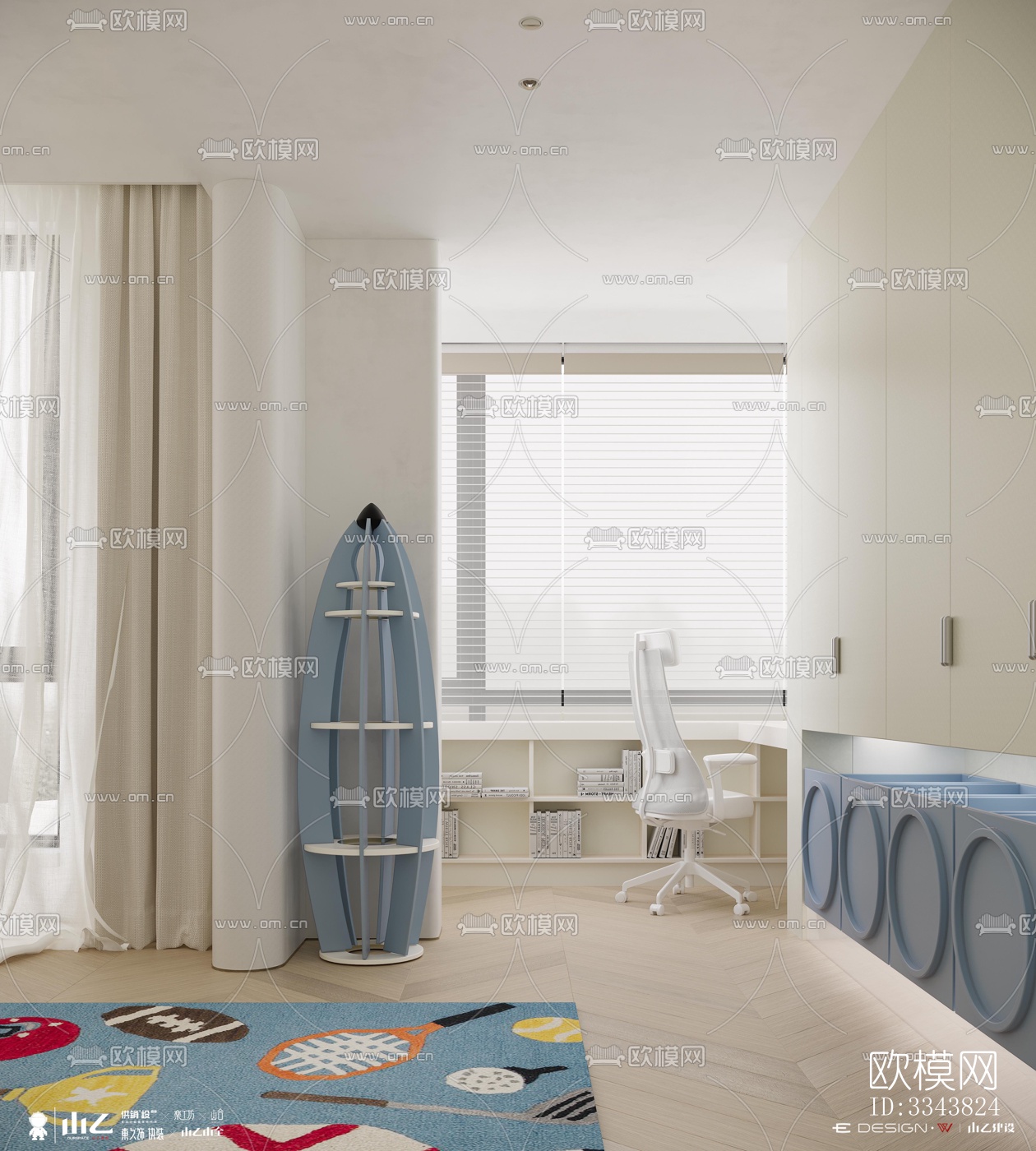 现代别墅效果图下载（渲染图7）