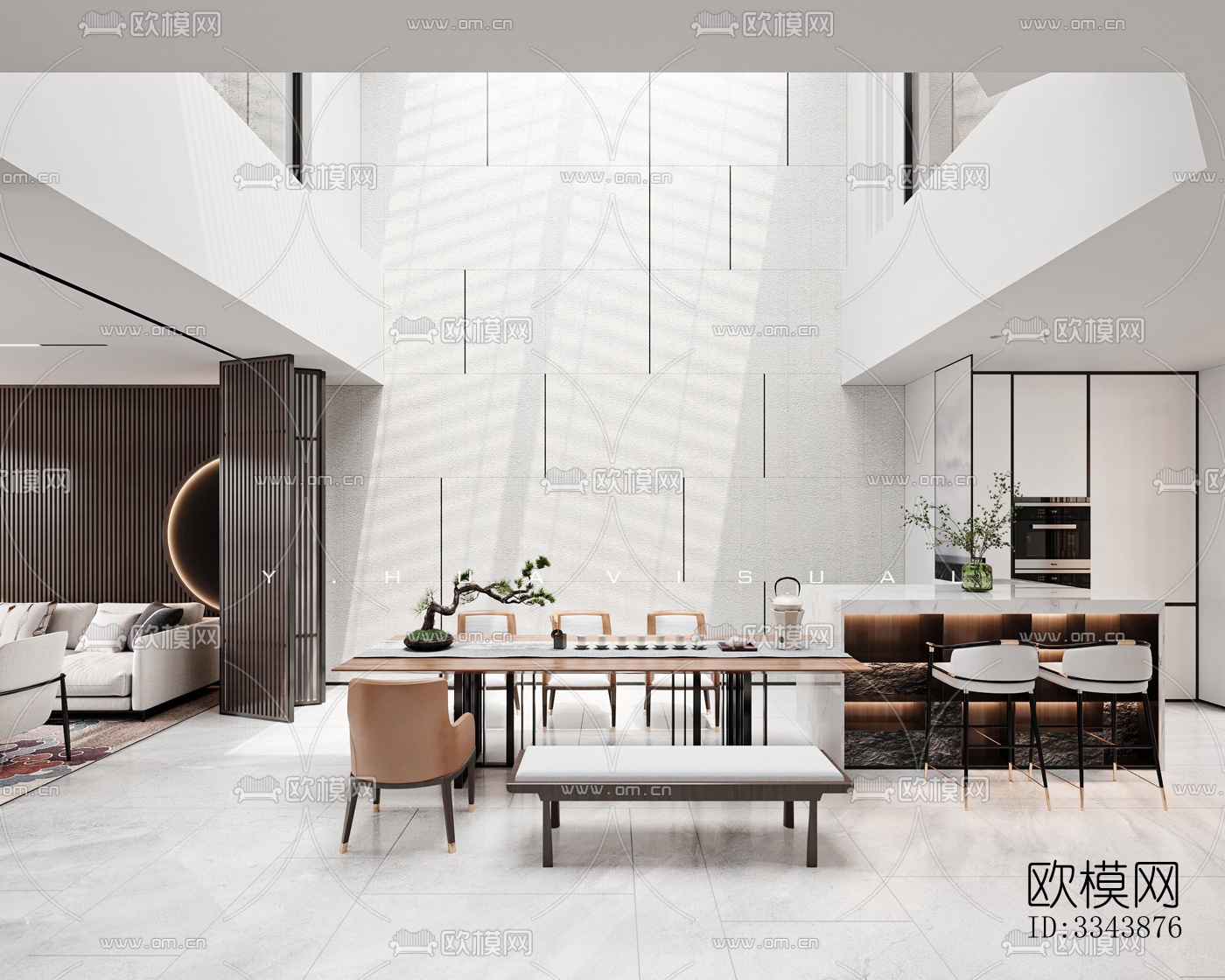 现代别墅效果图下载（渲染图2）