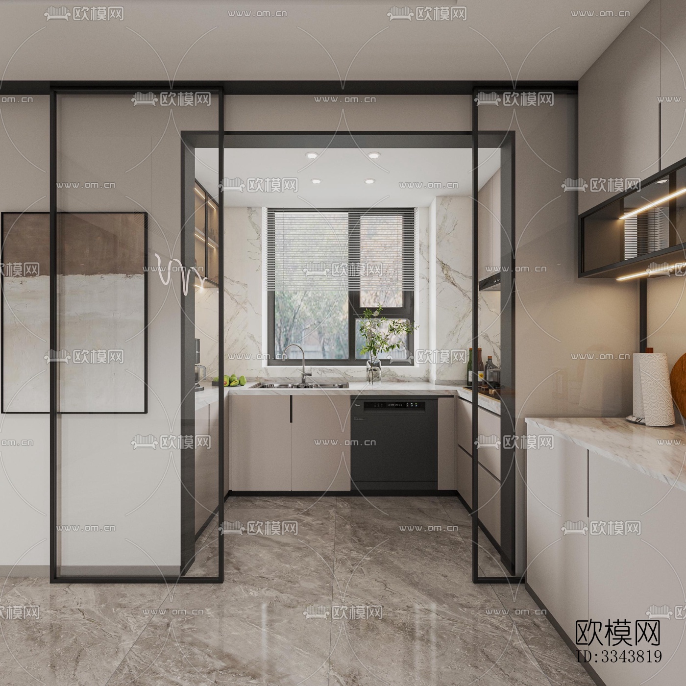 现代别墅效果图下载（渲染图4）