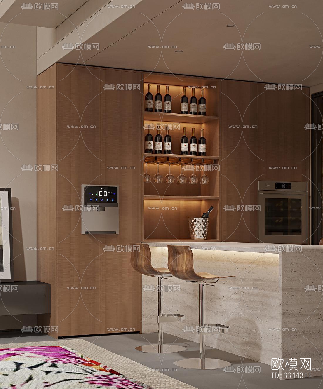 现代别墅效果图下载（渲染图6）