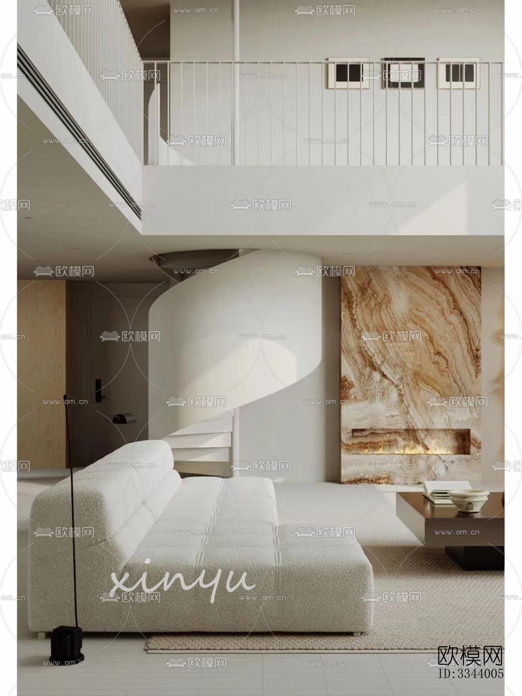 现代别墅效果图下载（渲染图7）