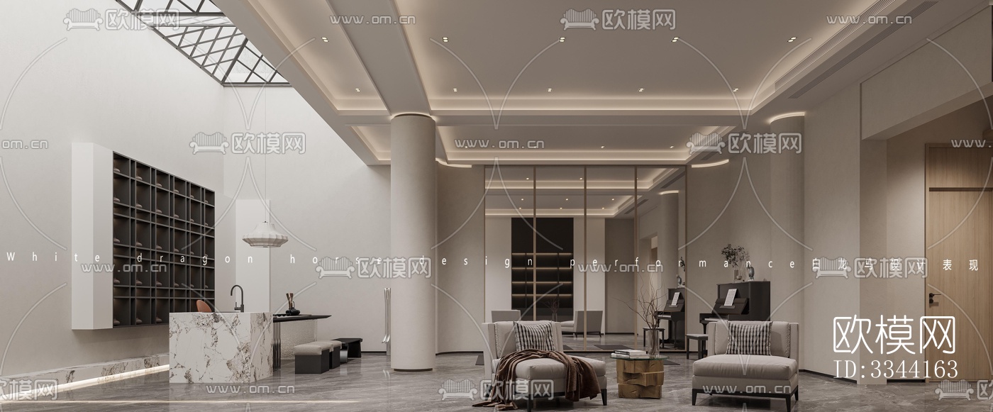 现代别墅效果图下载（渲染图3）