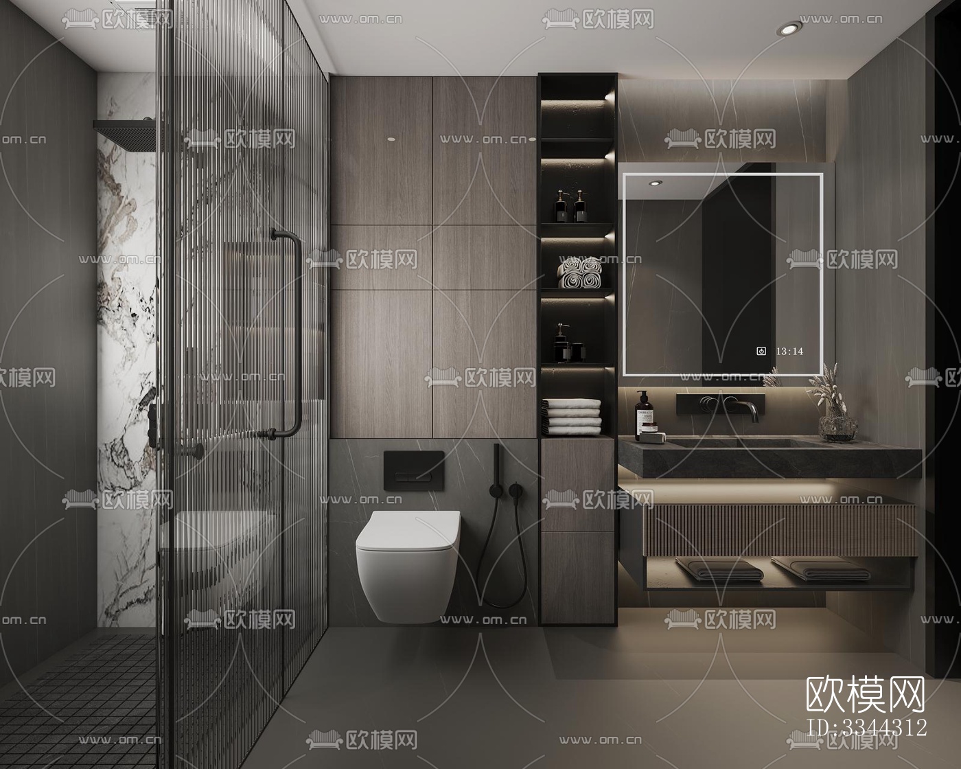 现代别墅效果图下载（渲染图6）