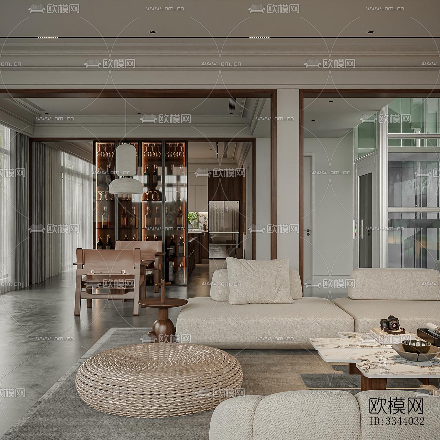 现代别墅效果图下载（渲染图12）