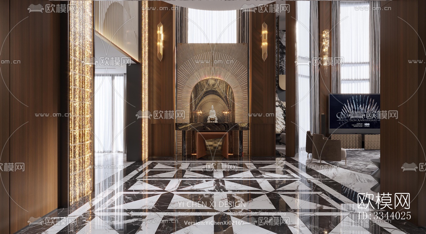 现代别墅效果图下载（渲染图9）