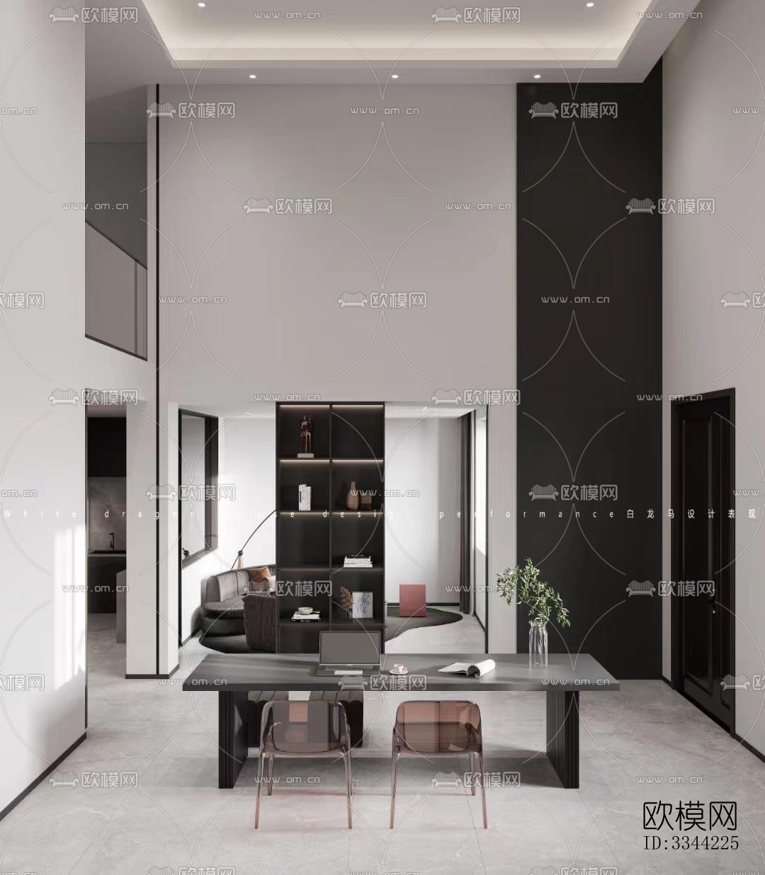 现代别墅效果图下载（渲染图3）