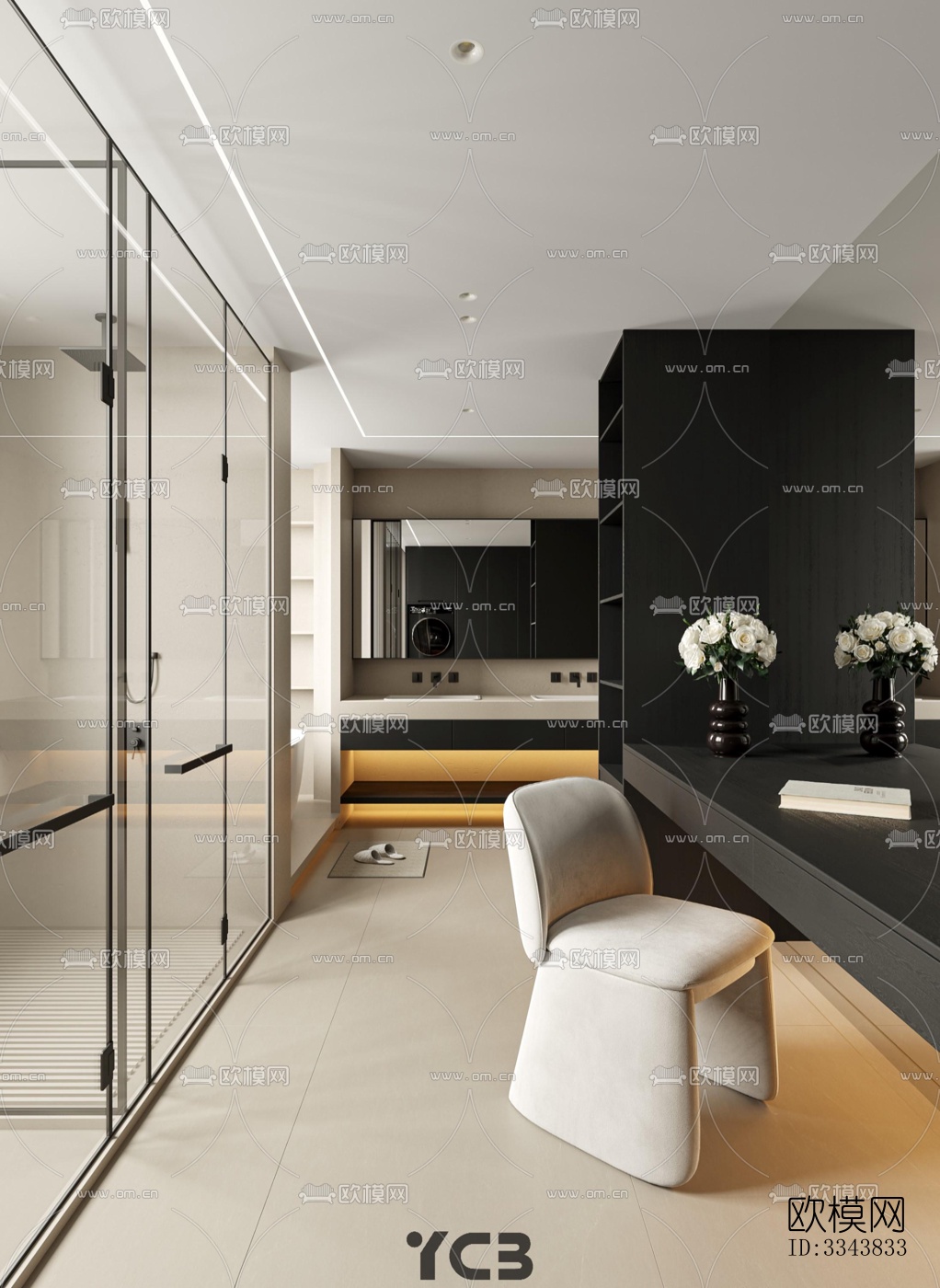 现代别墅效果图下载（渲染图8）