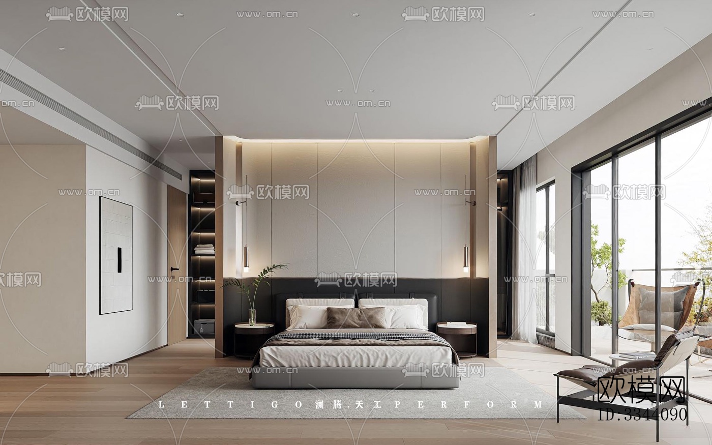 现代别墅效果图下载（渲染图8）