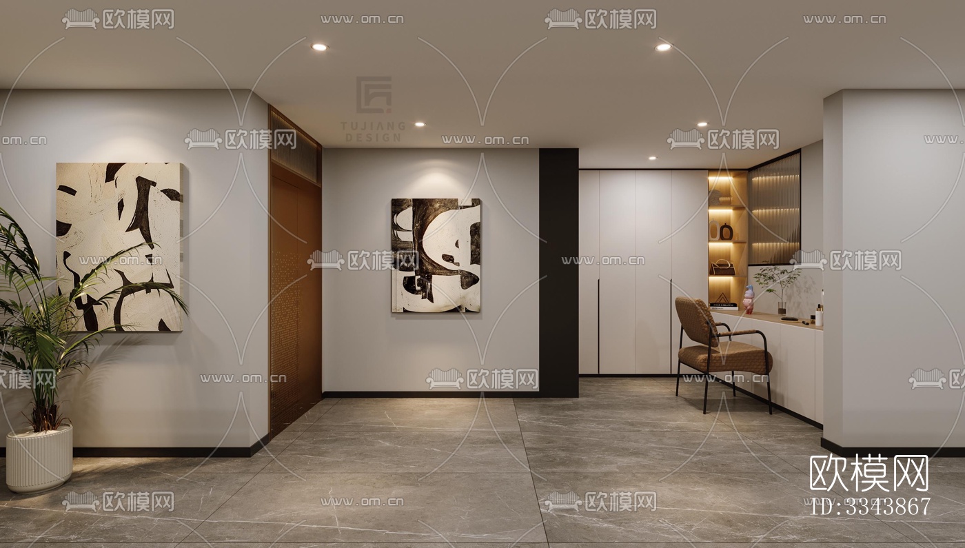 现代别墅效果图下载（渲染图1）