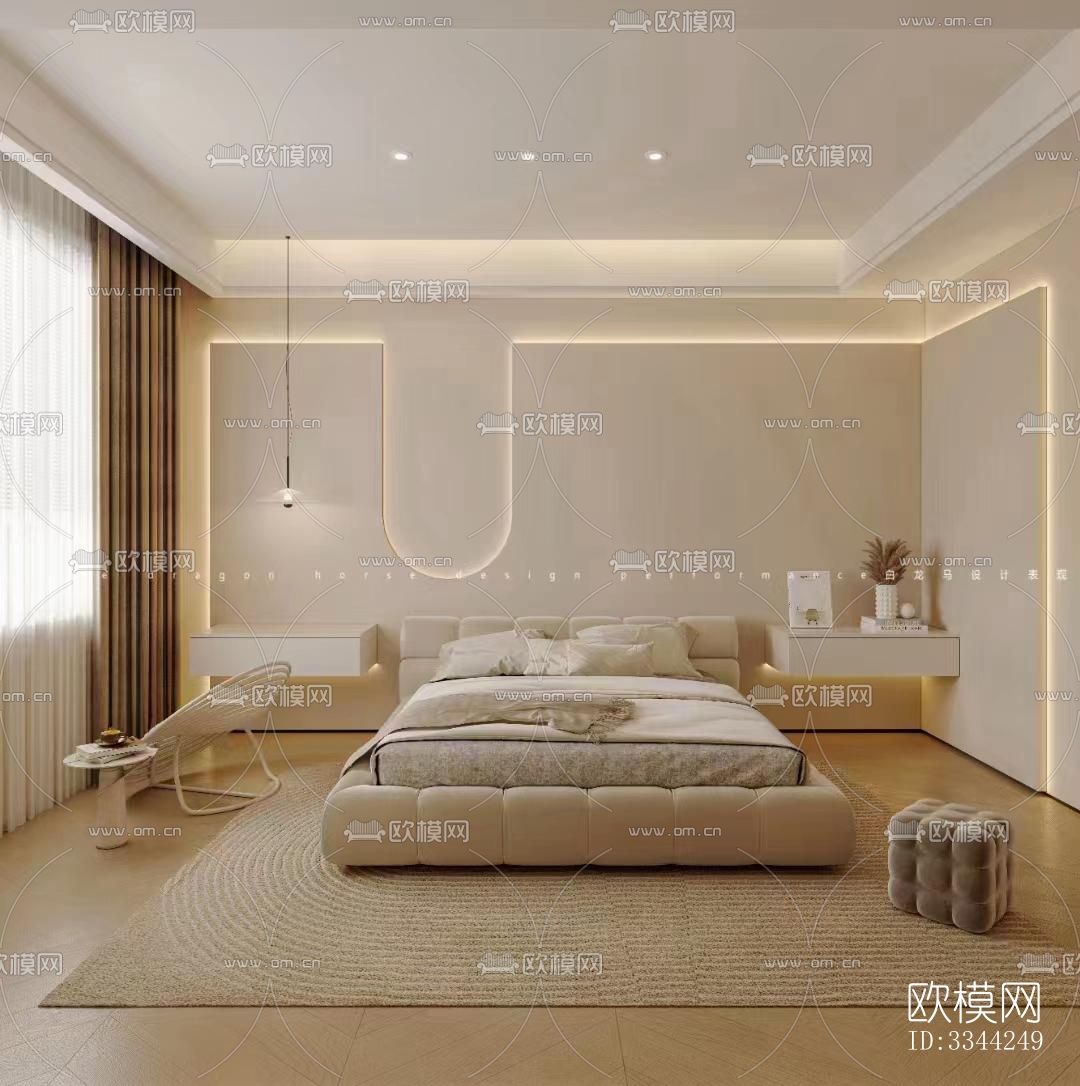 现代别墅效果图下载（渲染图3）