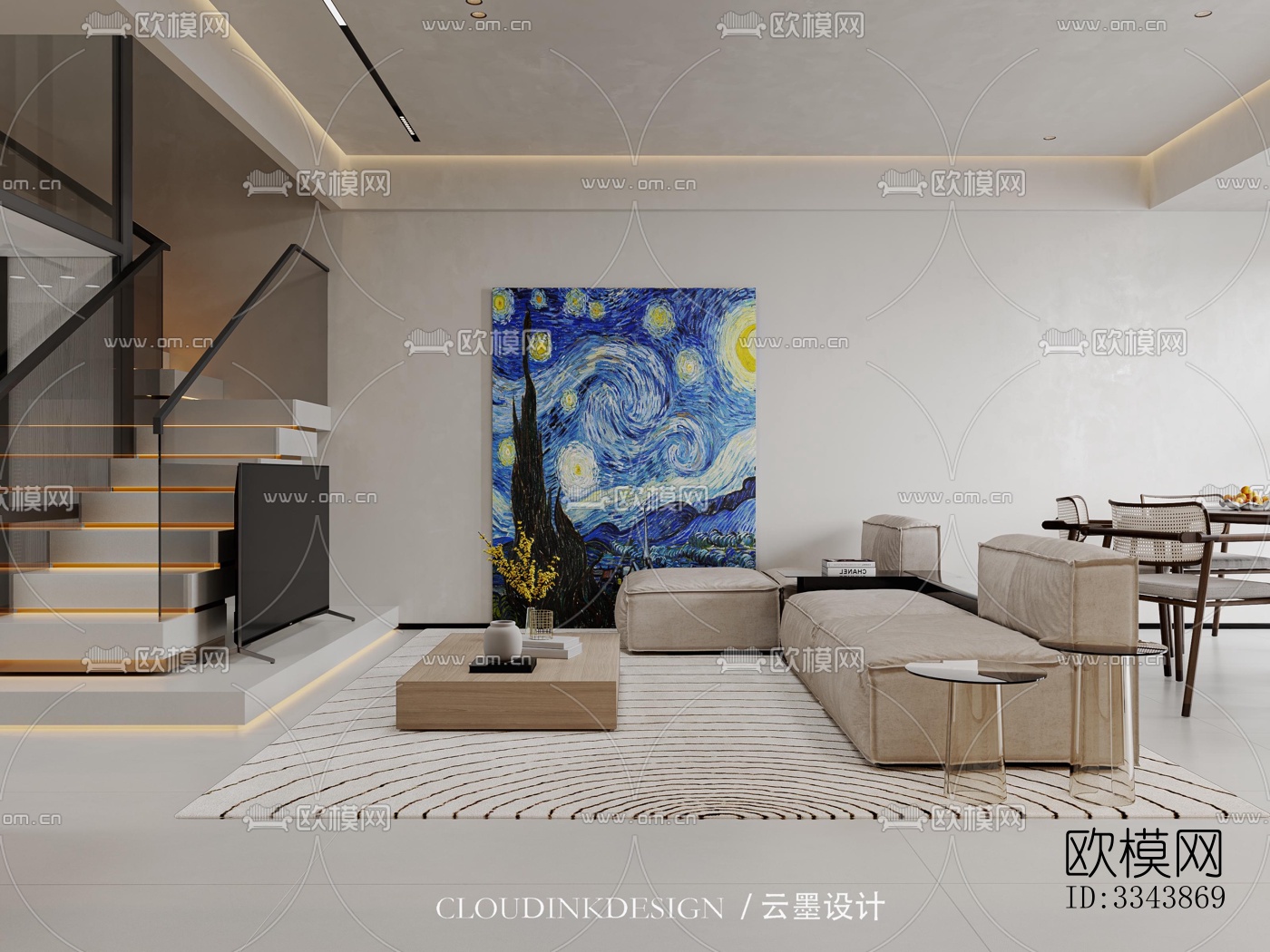 现代别墅效果图下载（渲染图13）