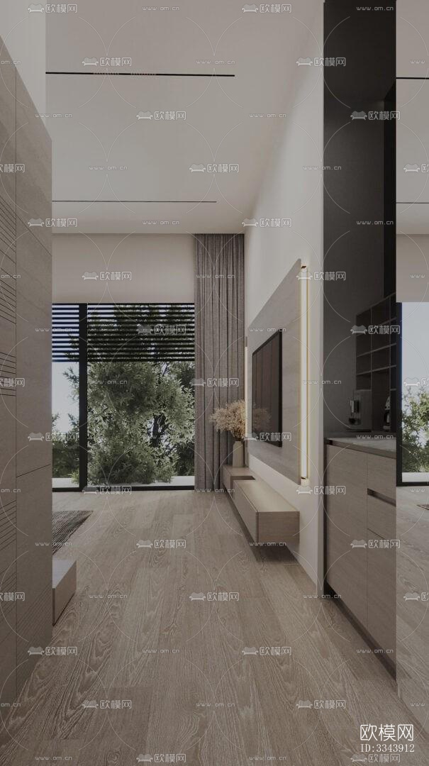 现代别墅效果图下载（渲染图7）