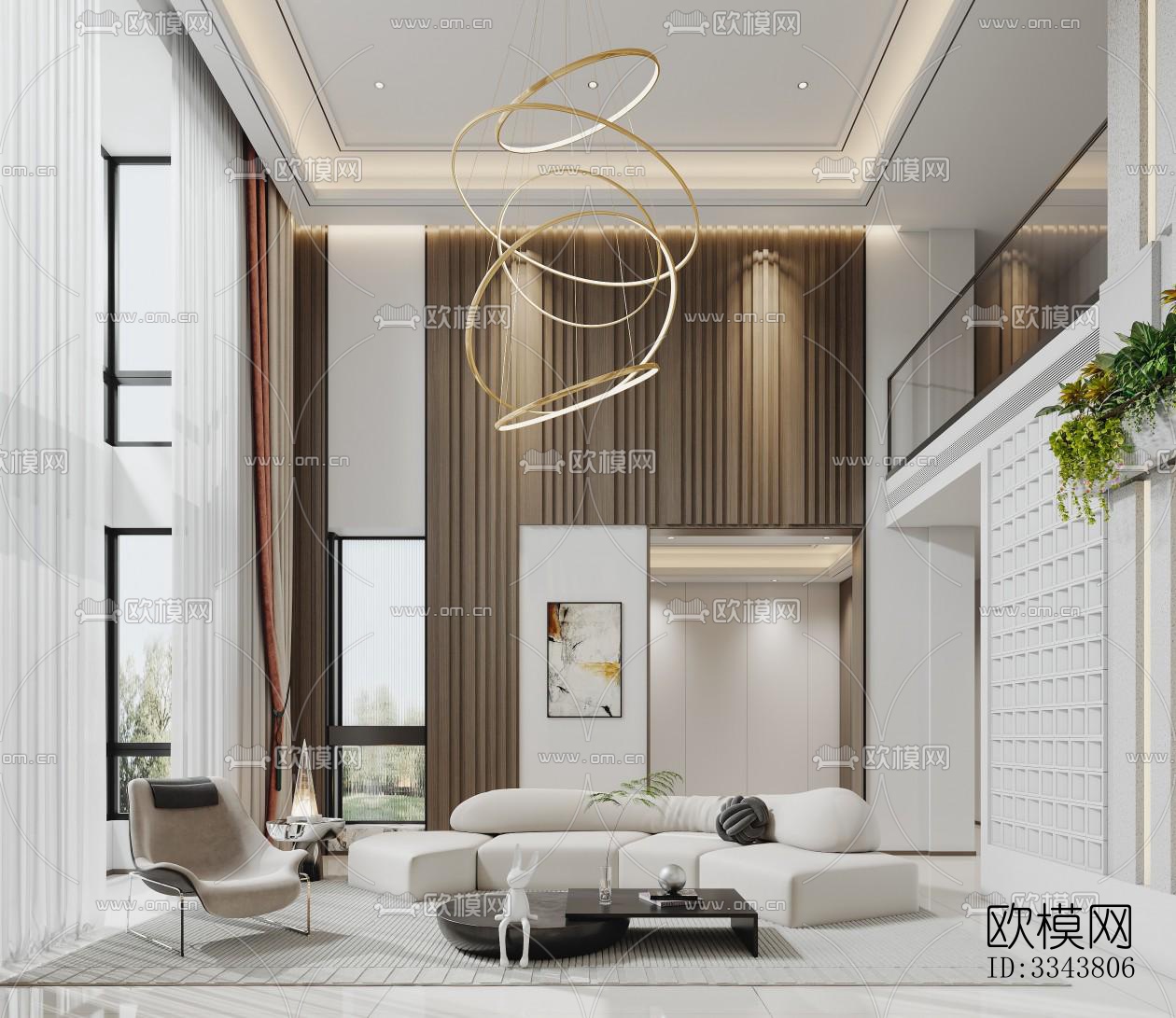 现代别墅效果图下载（渲染图2）