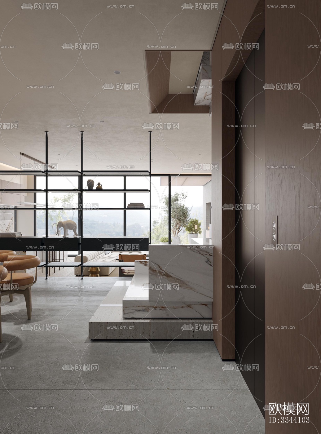 现代别墅效果图下载（渲染图8）