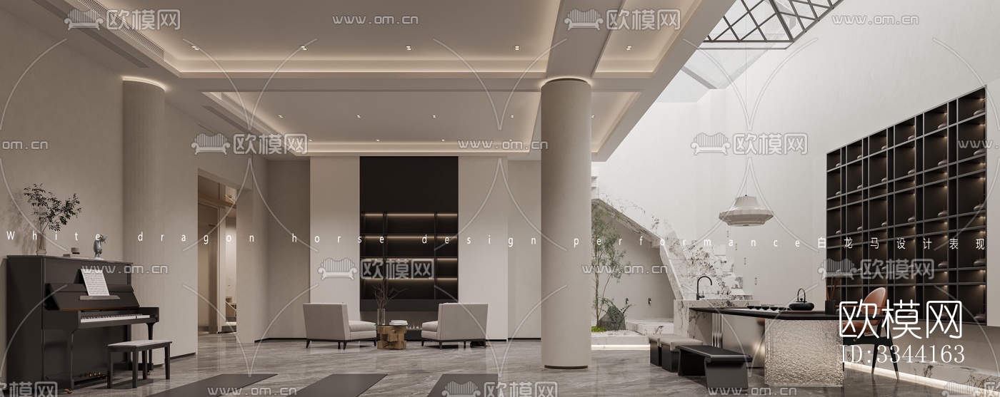 现代别墅效果图下载（渲染图4）