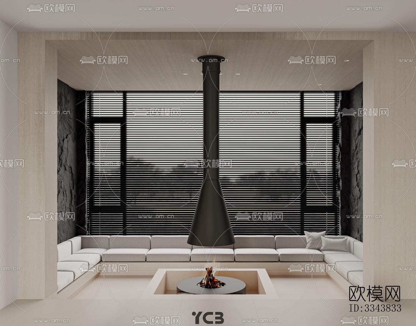 现代别墅效果图下载（渲染图3）