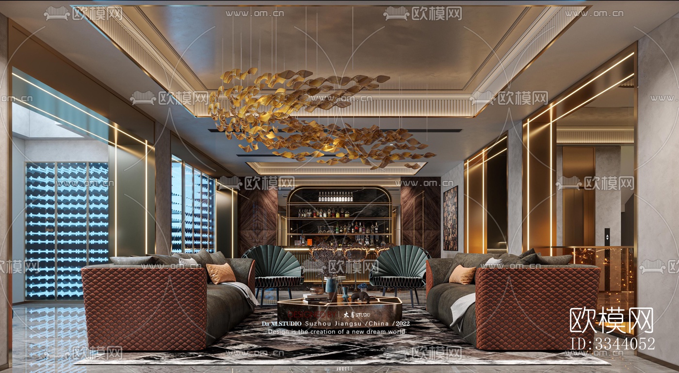 现代别墅效果图下载（渲染图4）