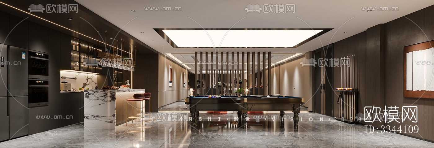 现代别墅效果图下载（渲染图7）