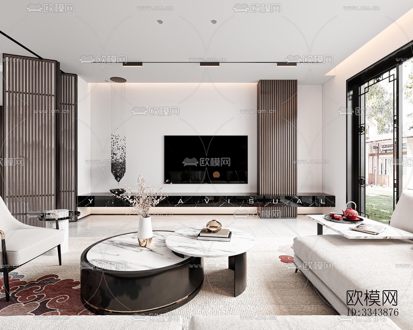 现代别墅效果图下载（渲染图10）