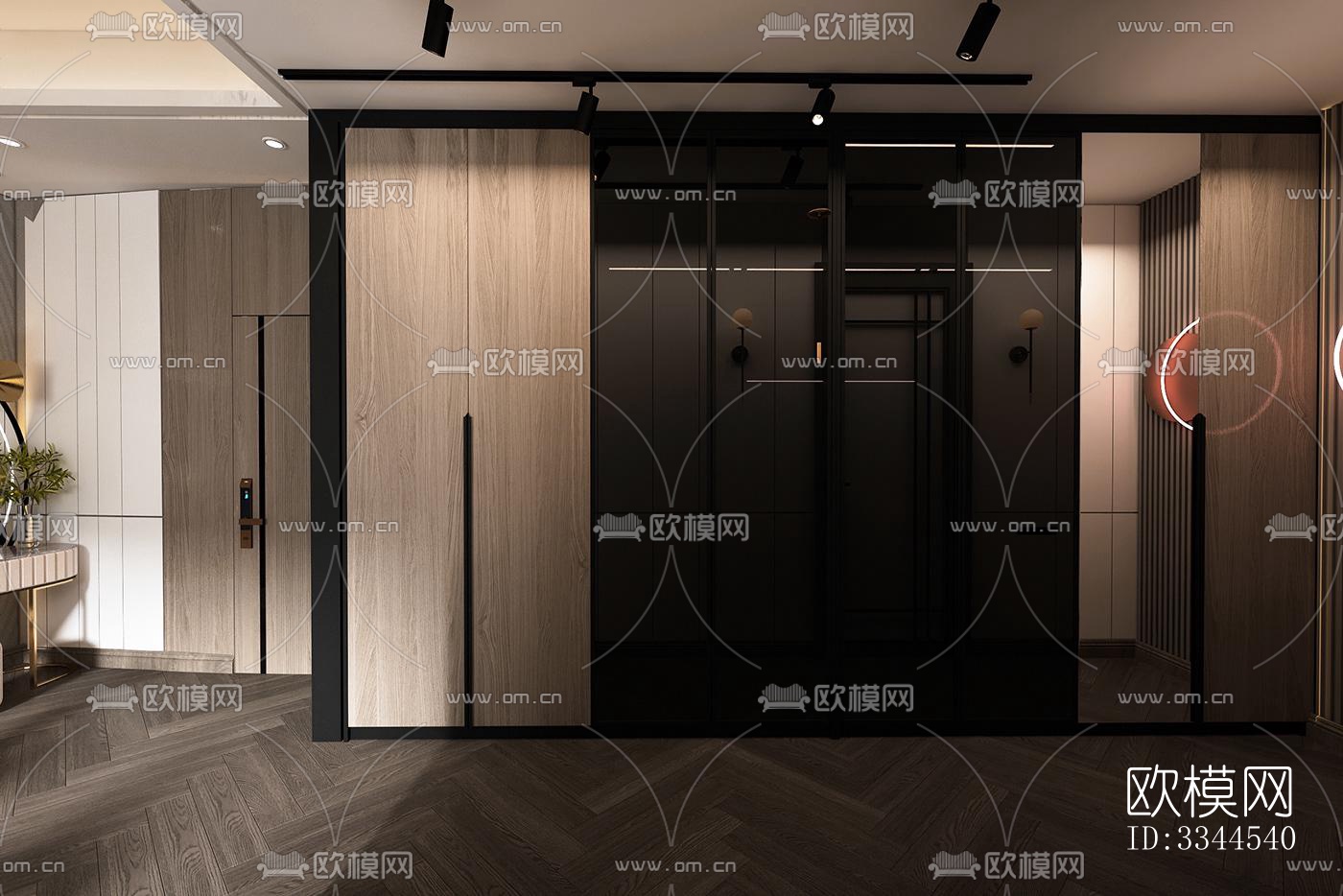 现代卧室效果图下载（渲染图7）