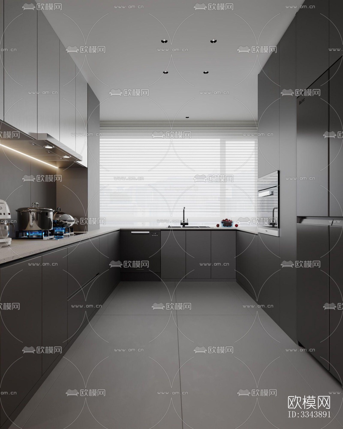 现代别墅效果图下载（渲染图4）