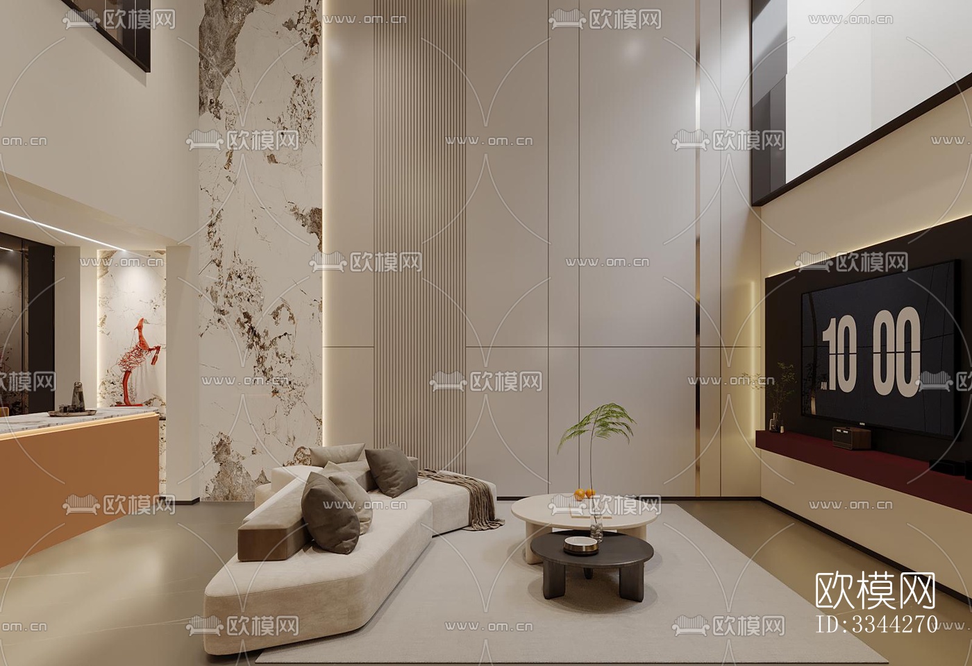 现代别墅效果图下载（渲染图5）