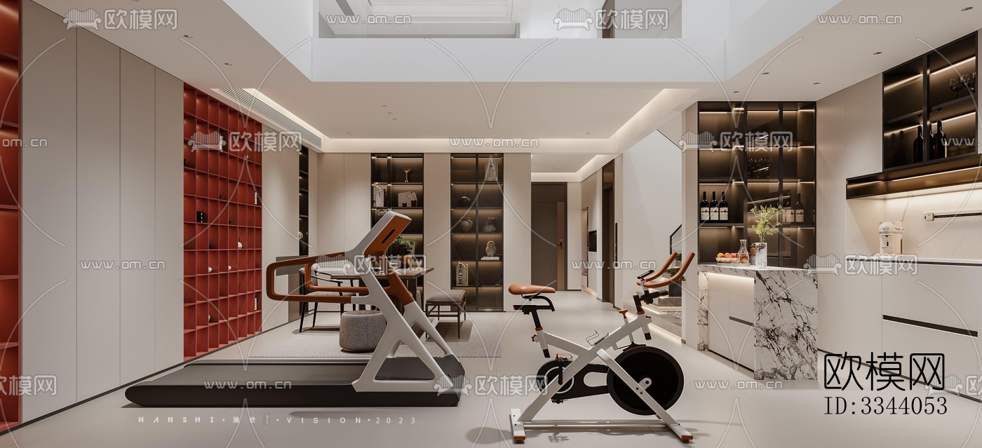 现代别墅效果图下载（渲染图12）