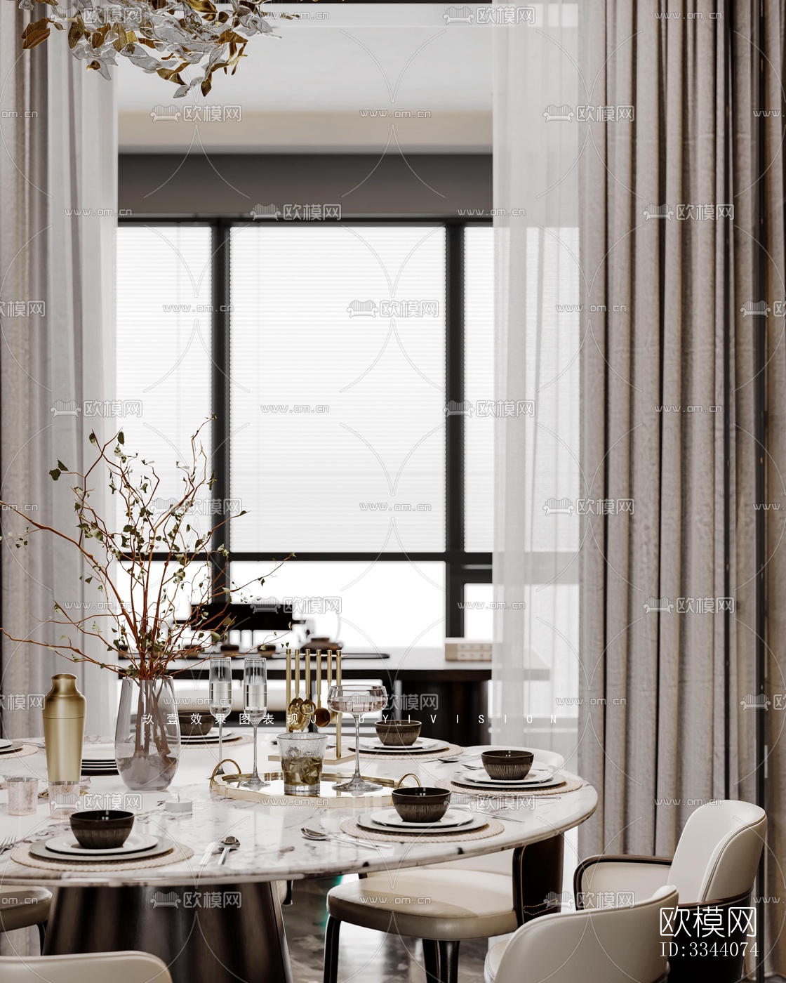 现代别墅效果图下载（渲染图12）