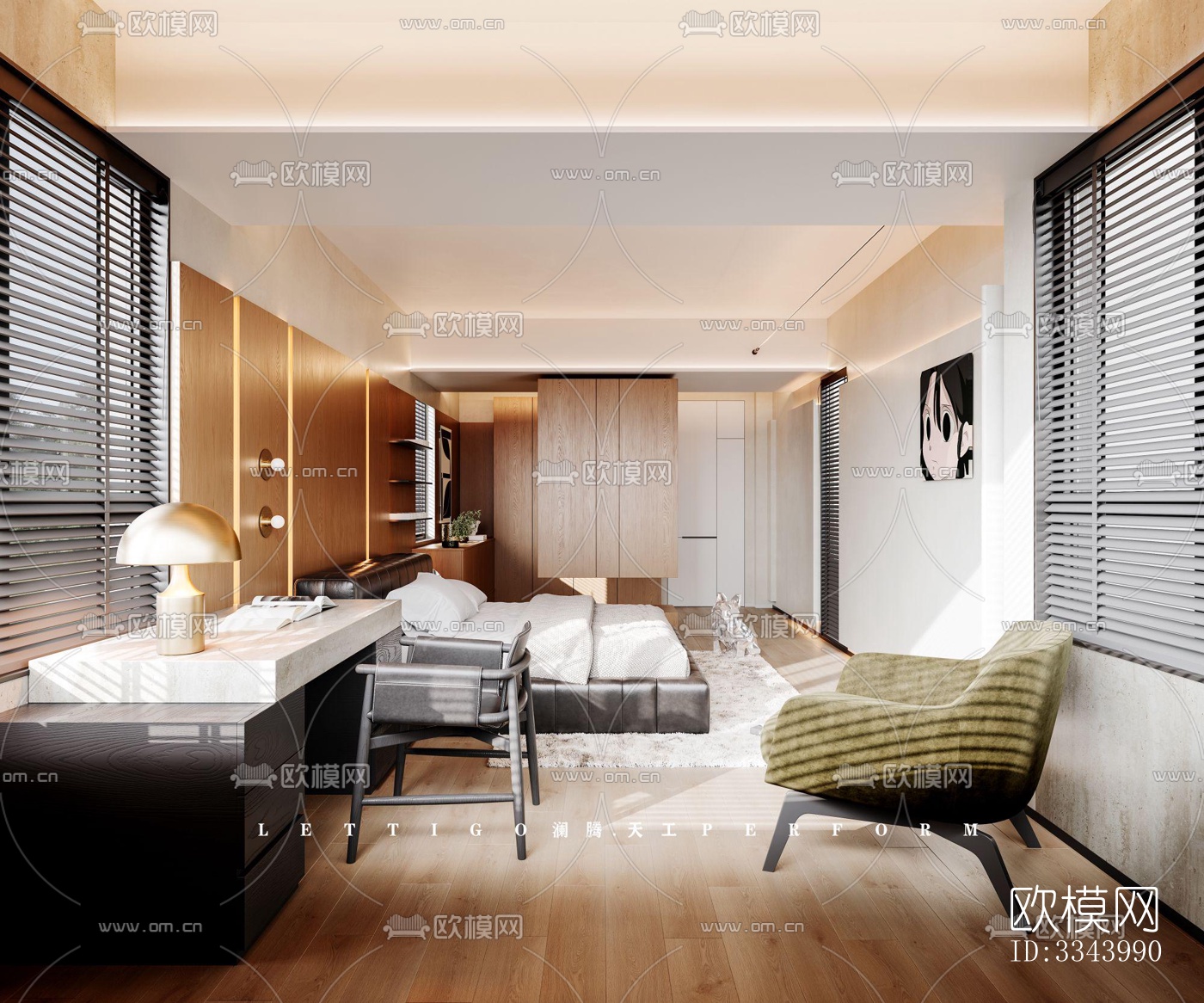 现代别墅效果图下载（渲染图11）