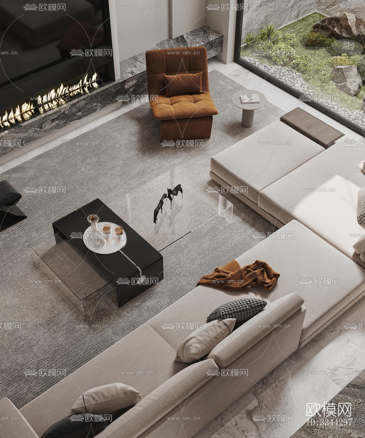 现代别墅效果图下载（渲染图17）