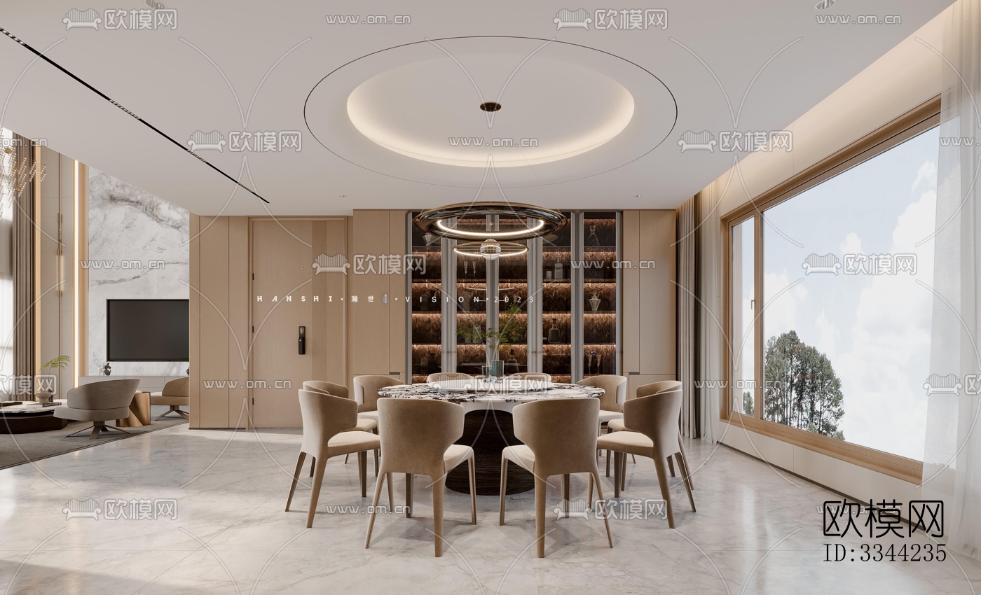 现代别墅效果图下载（渲染图8）