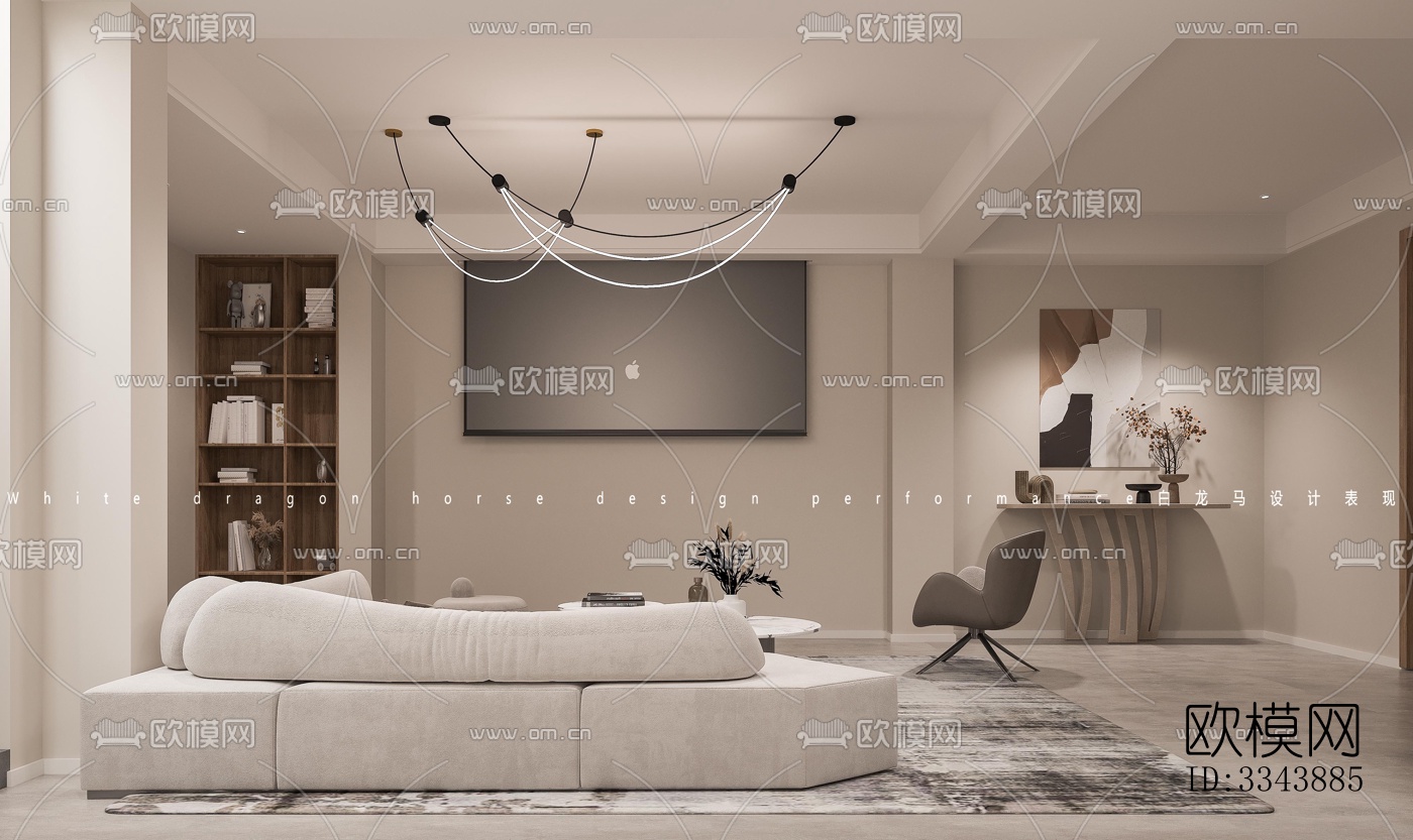 现代别墅效果图下载（渲染图3）