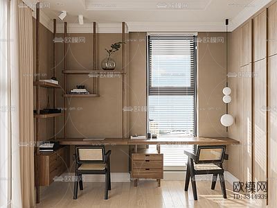 现代卧室效果图下载（渲染图2）