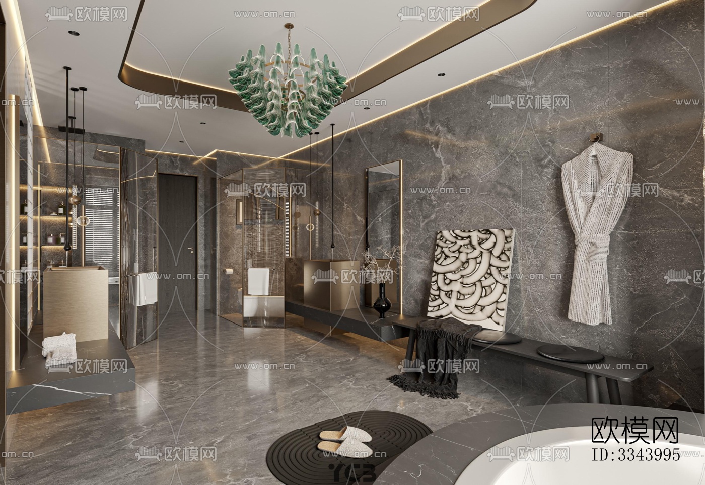 现代别墅效果图下载（渲染图12）