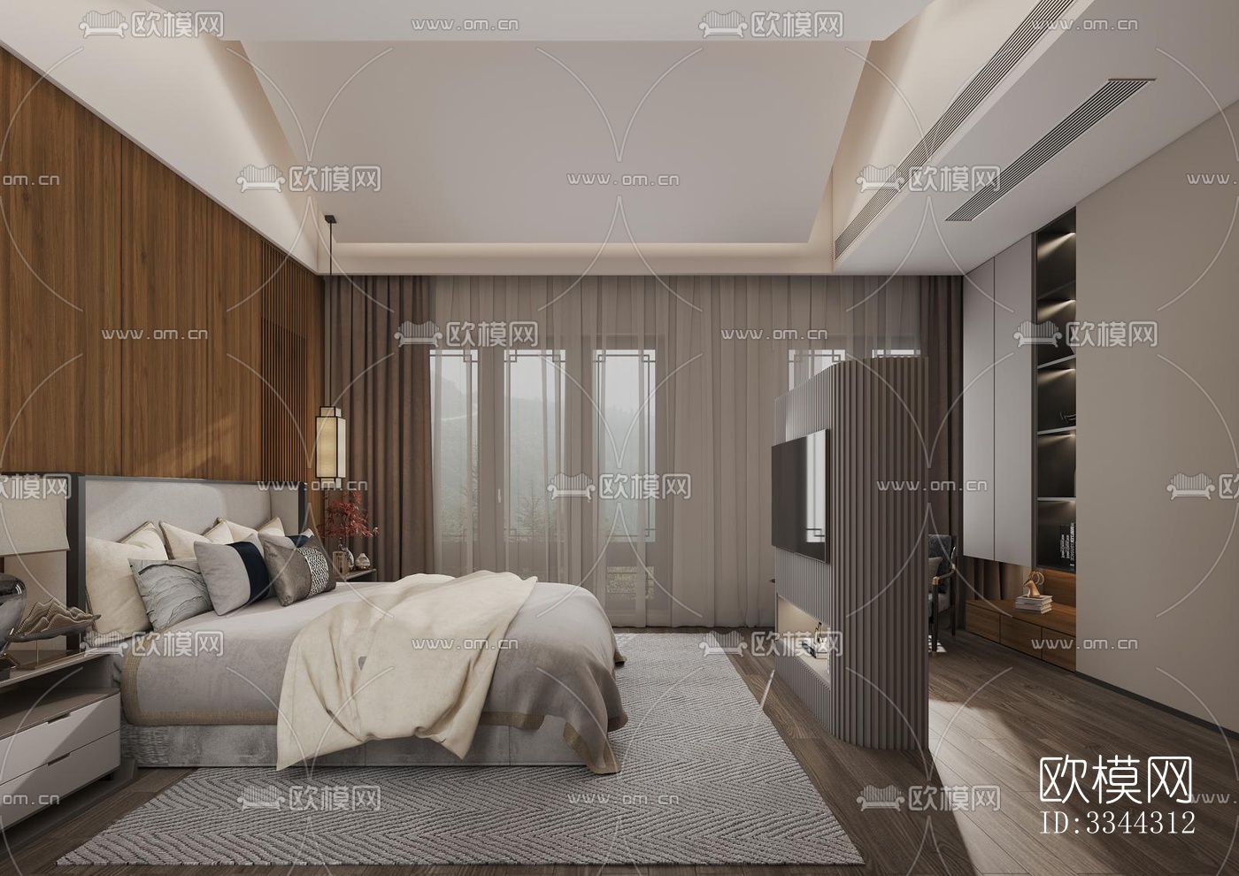 现代别墅效果图下载（渲染图7）