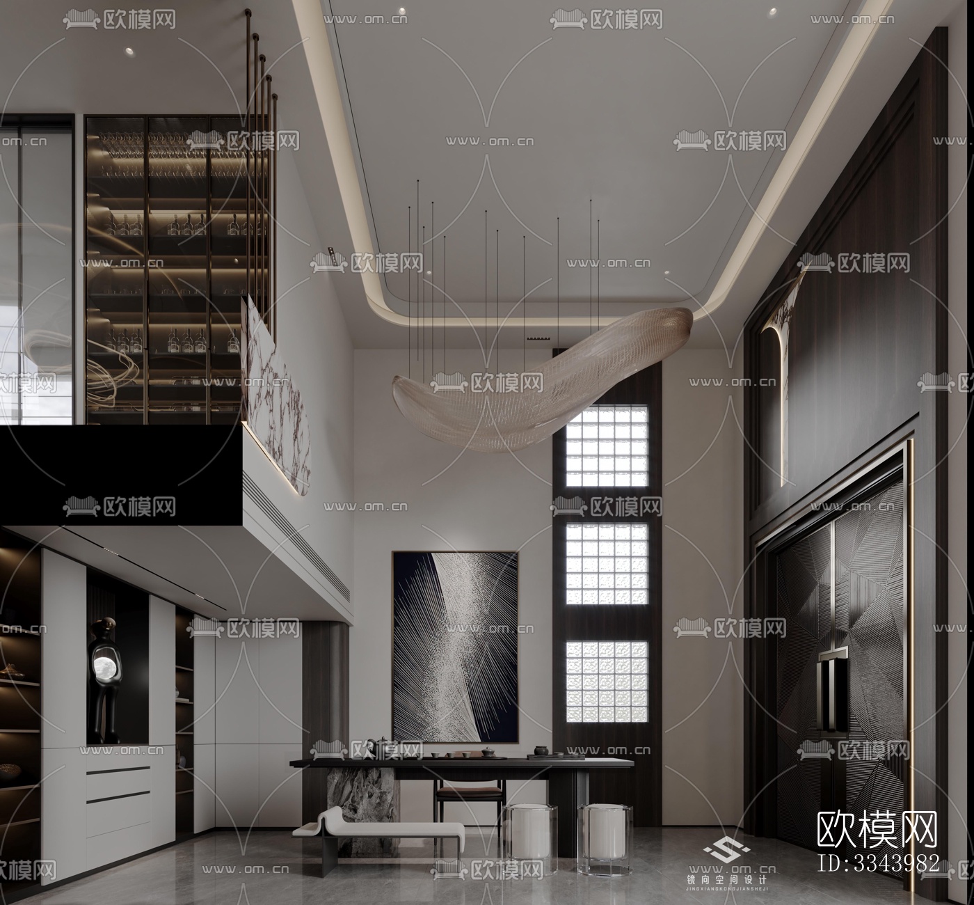 现代别墅效果图下载（渲染图4）