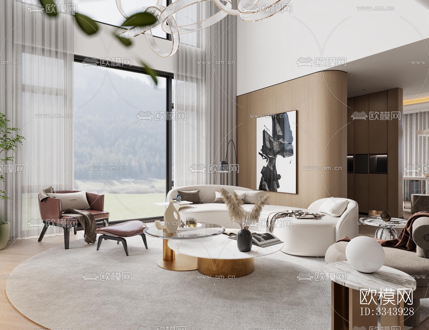 现代别墅效果图下载（渲染图2）