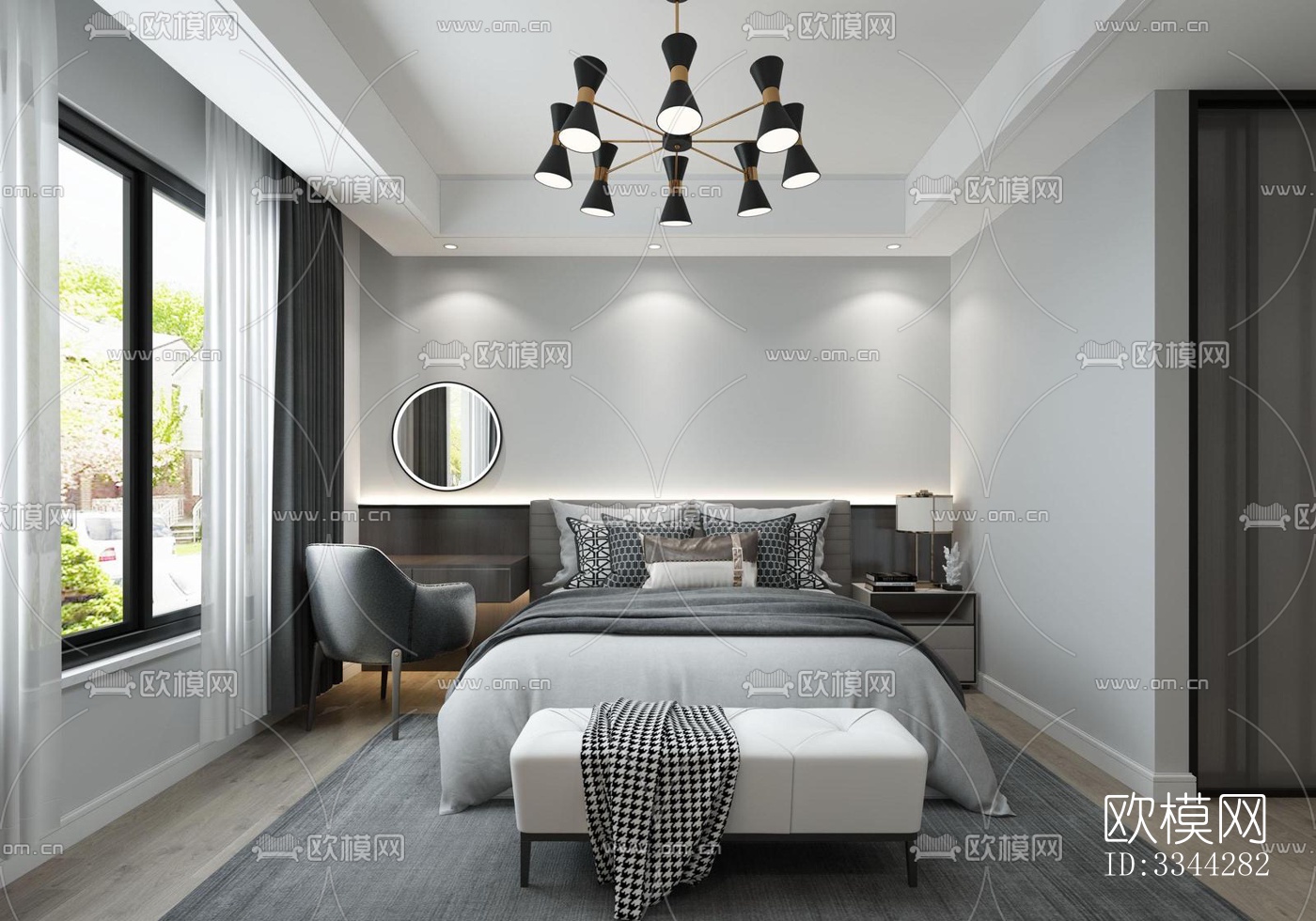 现代别墅效果图下载（渲染图10）