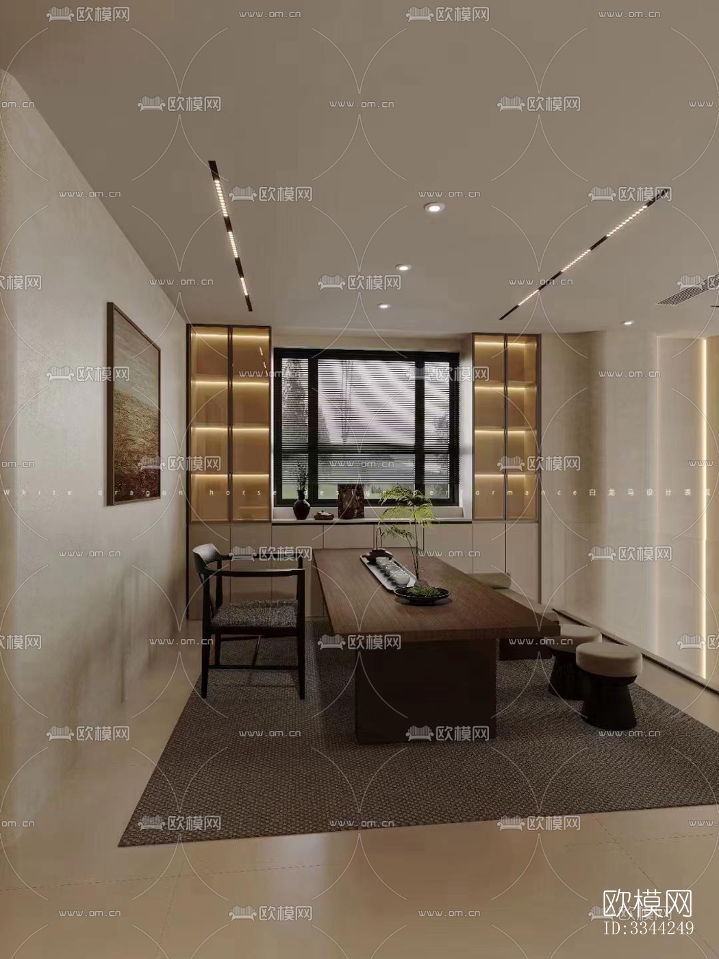 现代别墅效果图下载（渲染图4）