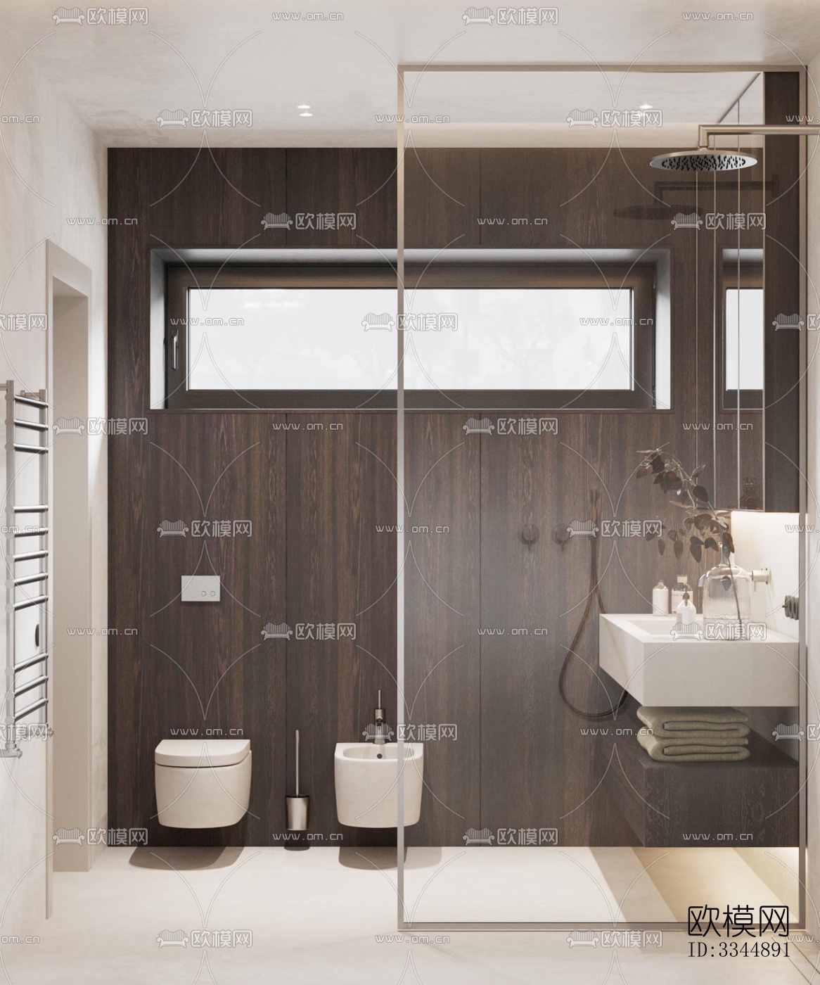 现代卧室效果图下载（渲染图8）