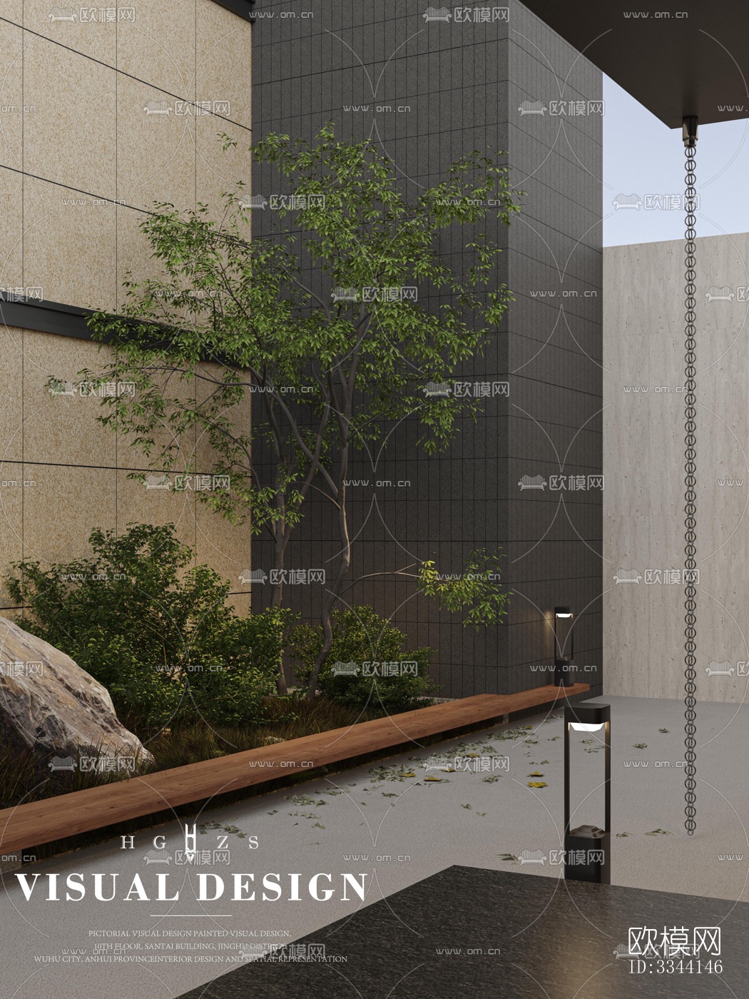 现代别墅效果图下载（渲染图9）