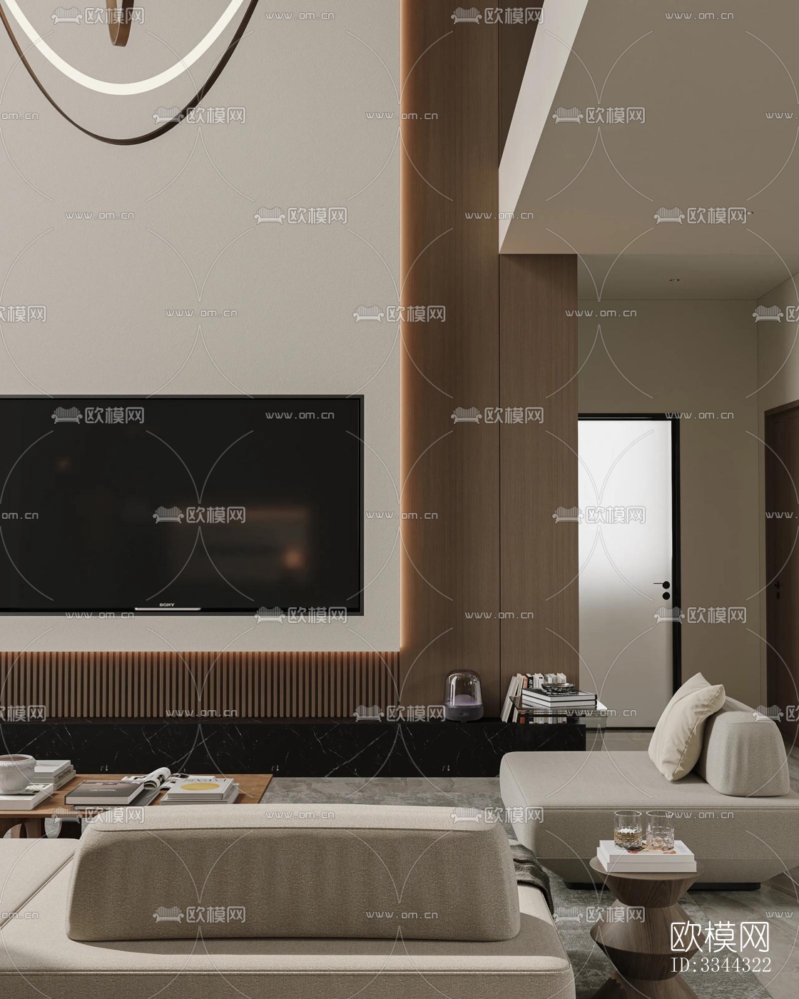 现代别墅效果图下载（渲染图13）