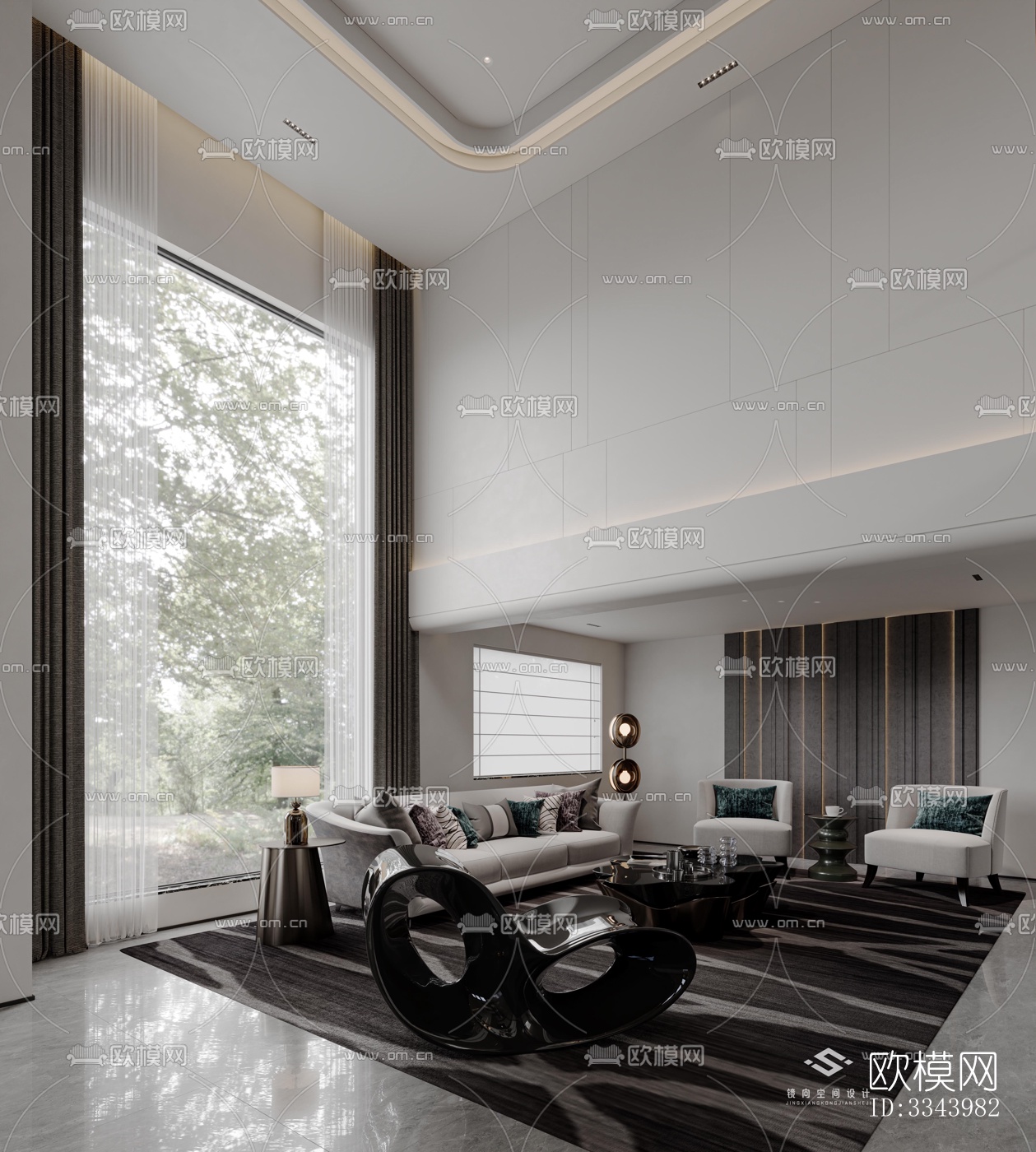 现代别墅效果图下载（渲染图6）