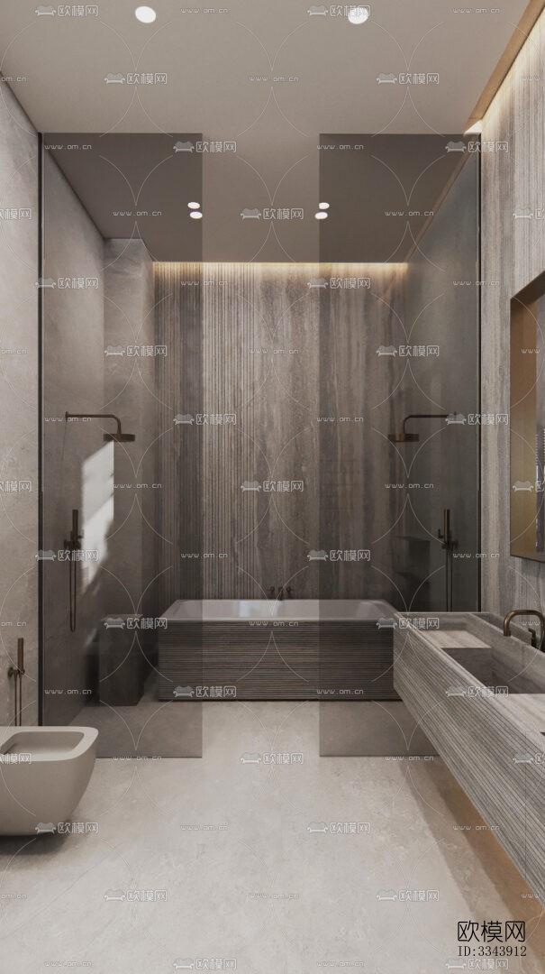 现代别墅效果图下载（渲染图9）