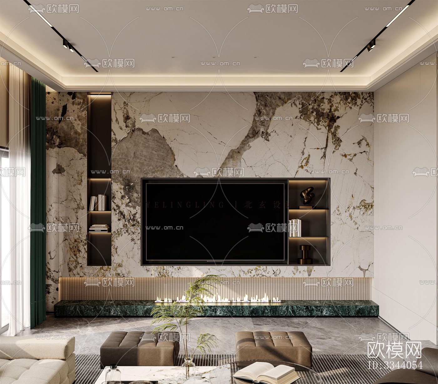 现代别墅效果图下载（渲染图9）