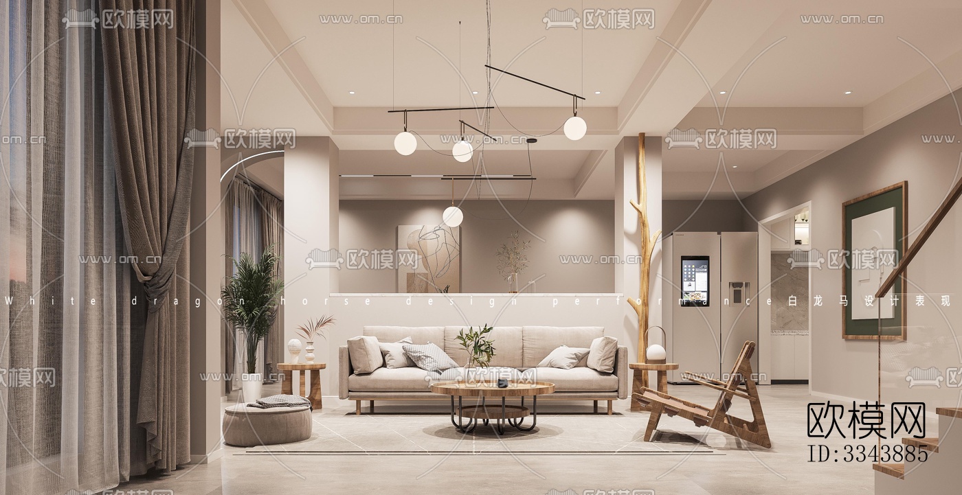 现代别墅效果图下载（渲染图8）